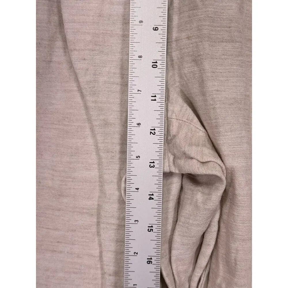 Aritzia The Effortless Pants 6 Womens Linen Wilfred Pleated Trouser